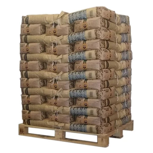Holzpellets HP+ Piveteau – Säcke und Palette à 10 kg