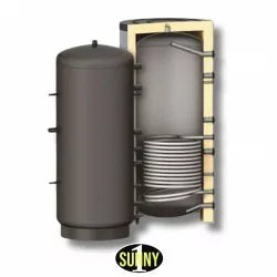 Pufferspeicher BTS mit 1 Wärmetauscher 800L