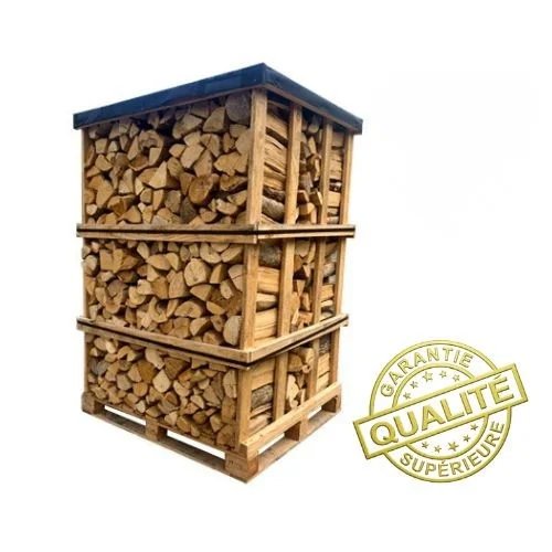 Palette Brennholz 40 cm – 2,7 Raummeter – Ideal für Ofen & Kamineinsatz H1 G1
