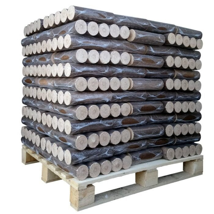 Holzbriketts – 100 % Laubholz – Palette 960 kg