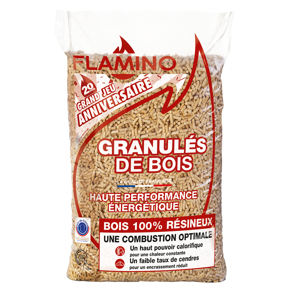 Holzpellets FLAMINO 72 Säcke à 15 kg