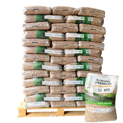 Premium-Holzpellets SimplyPellet – Säcke à 15 kg