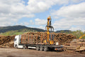 LKW-Ladung Stammholz – Buche – 60 Ster
