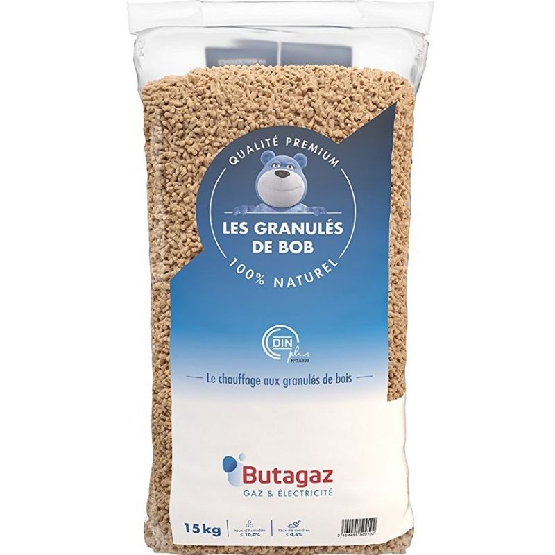 Pellets Butagaz – Palette mit 66 Säcken à 15 kg